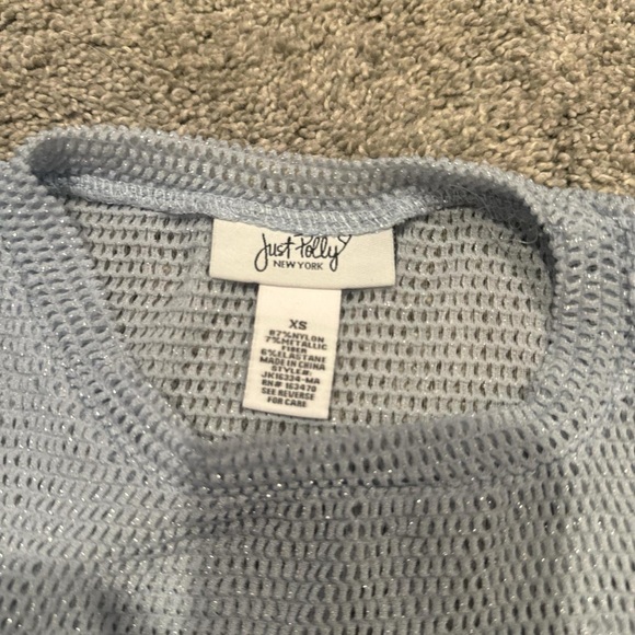 Just Polly extra small,sparkling light blue, mesh top - Picture 3 of 3